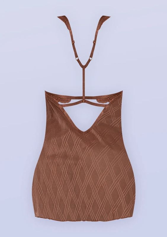 Caramel Kiss: Baby Doll &amp; Thong Set