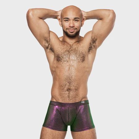 Male Power Hocus Pocus Uplift Mini Short Purple