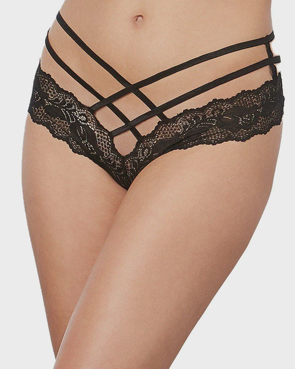 Criss-Cross Lace Tanga Panty