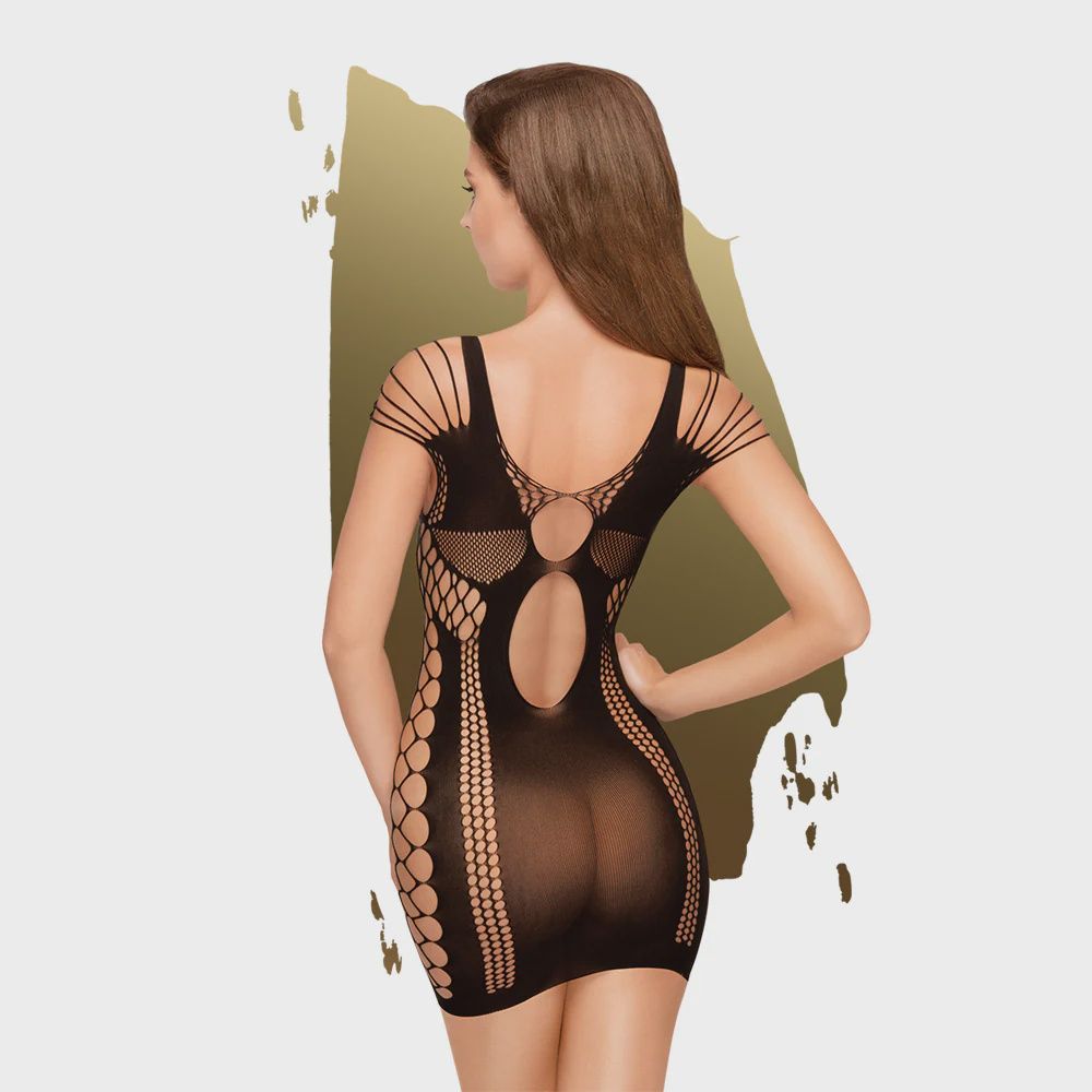 Juicy Poison Seamless Mini Dress Black