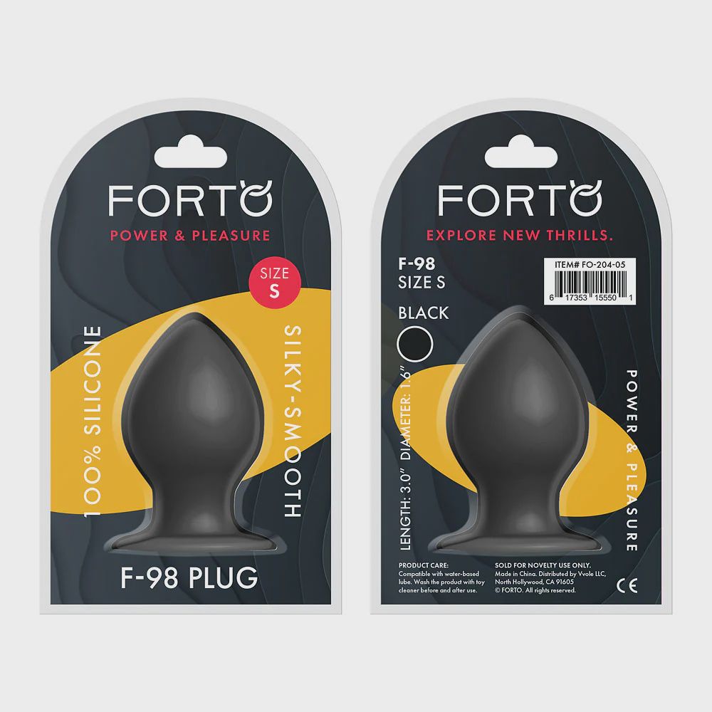 Forto F-98: CONE – BLACK, Size: Small