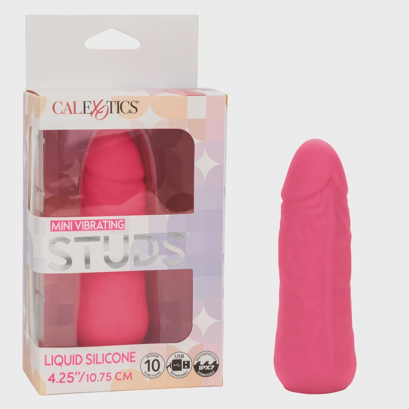 Mini Vibrating Studs Rechargeable Silicone Vibrator