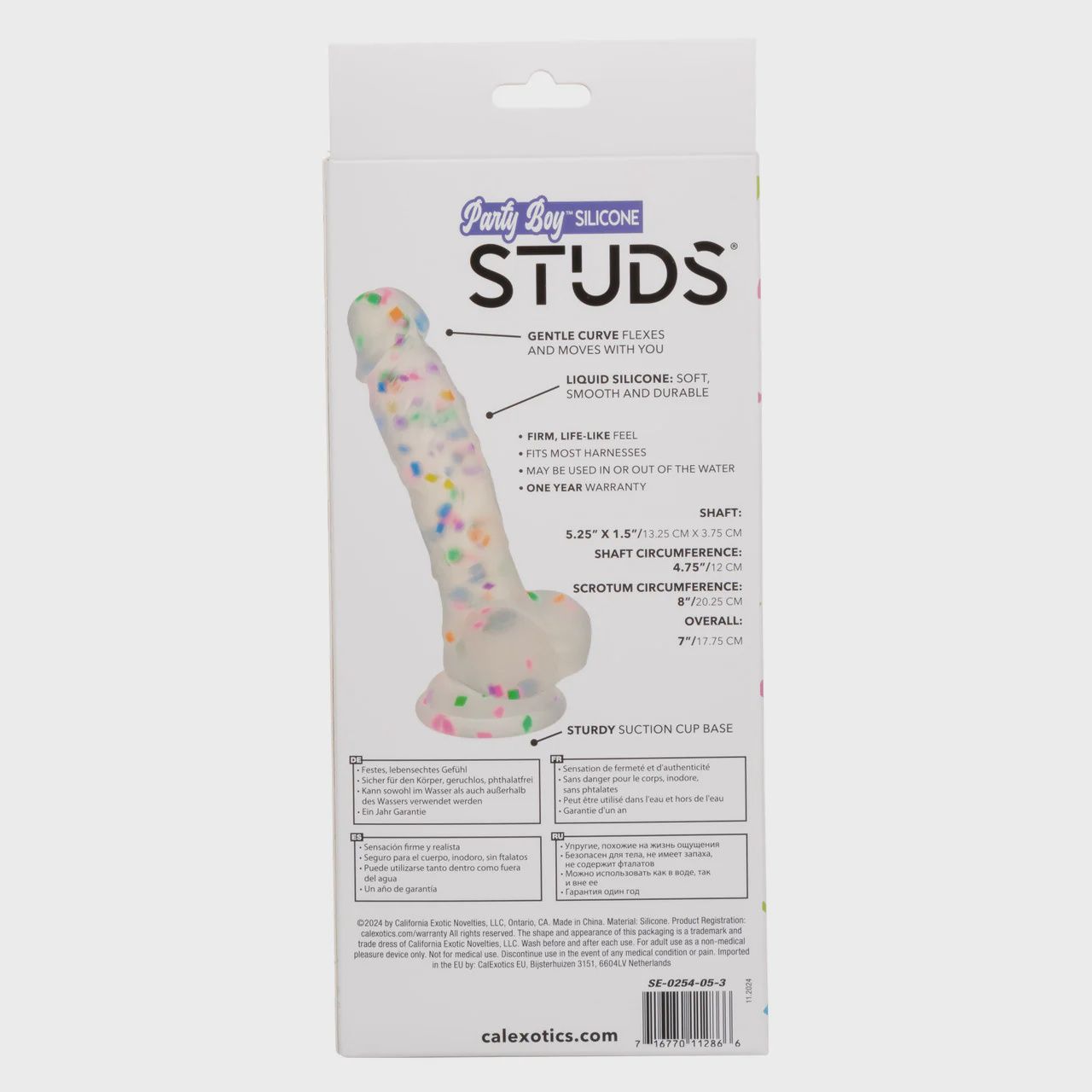 Party Boy™ Silicone Studs® 5.25"/13.25 cm