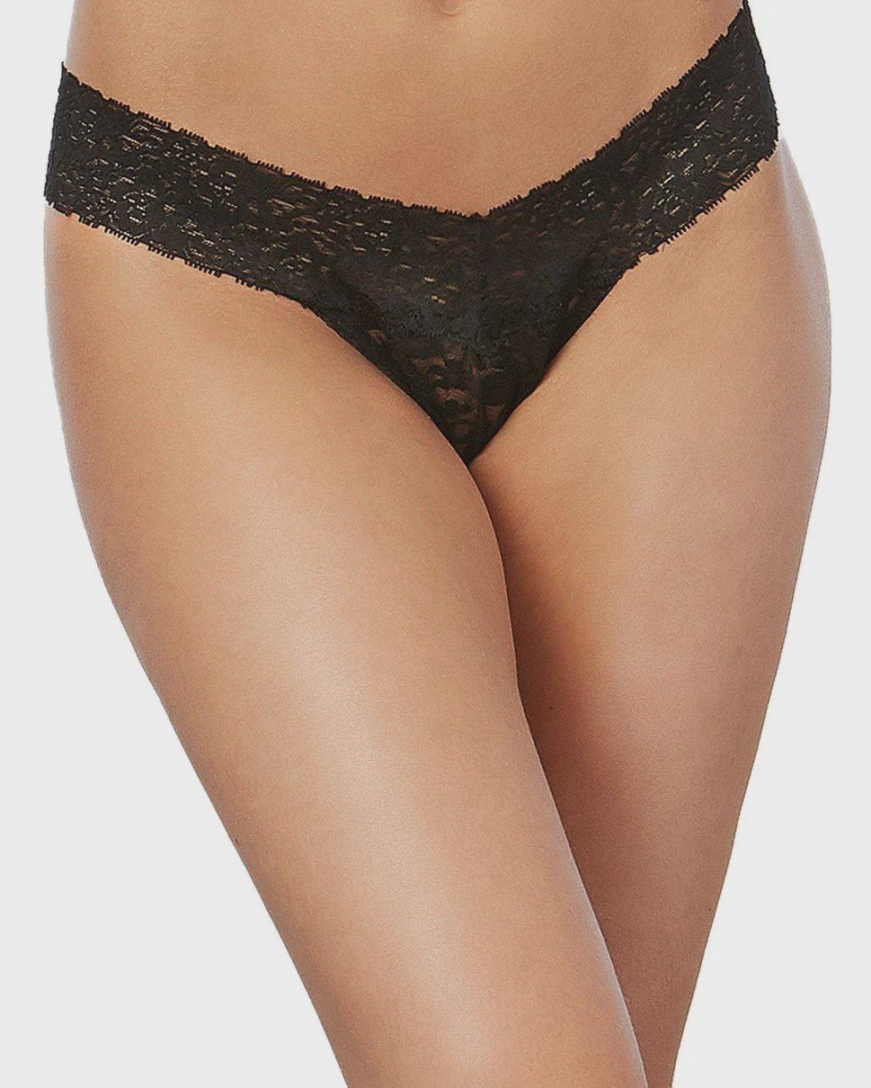 Stretch Lace Low-Rise Thong
