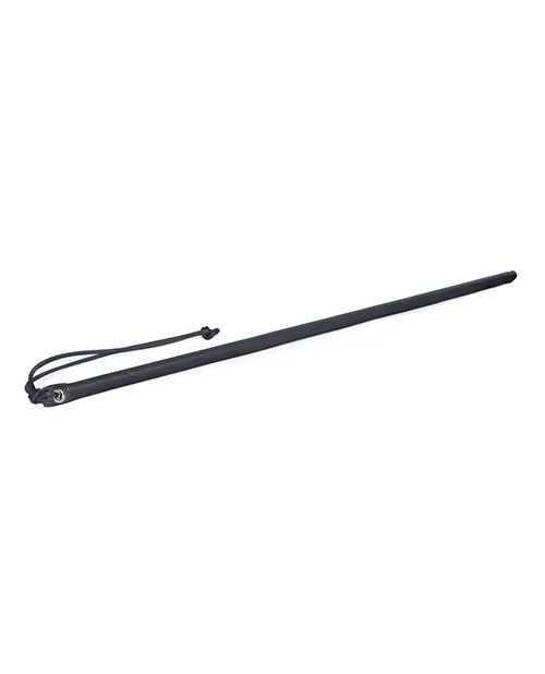 Spartacus 24" Leather Wrapped Cane, Color: Black