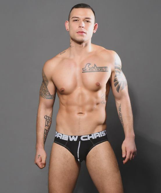 Happy Brief w/ Almost Naked, Color: Black, Size: Small