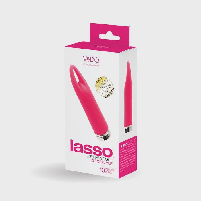 VeDO Lasso Rechargeable Bullet Vibe, Color: Pink