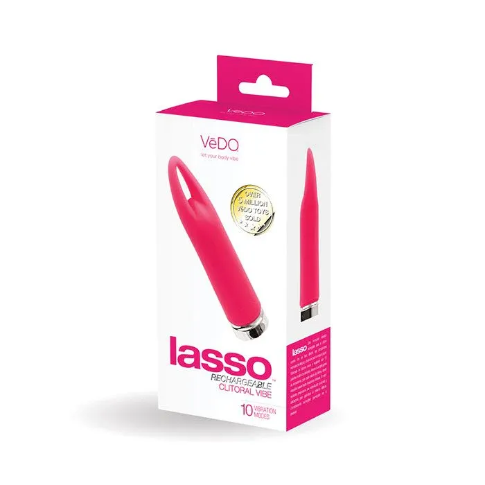 VeDO Lasso Rechargeable Bullet Vibe, Color: Pink