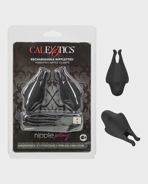 Nipple Play Rechargeable Nipplettes, Color: Black