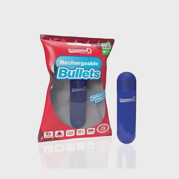 Screaming O Rechargeable Bullets, Color: Blue