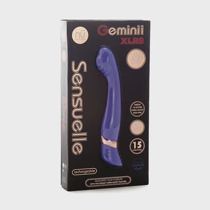 Nu Sensuelle Geminii XLR8 Turbo Boost G Spot, Color: Ultra Violet