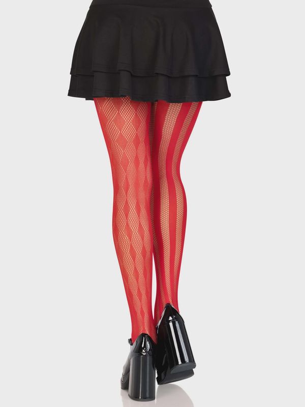 Harlequin net tights