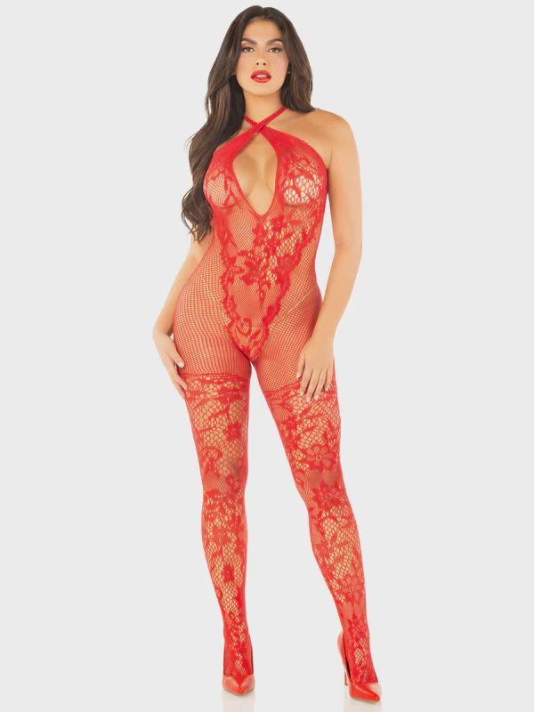 Pretty Persuasion Lace Bodystocking