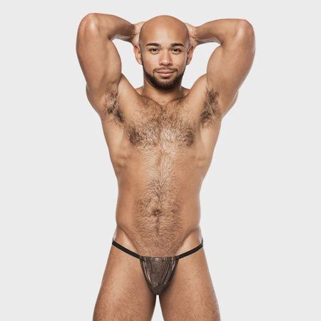 Male Power Round About Posing Strap, Color: Copper