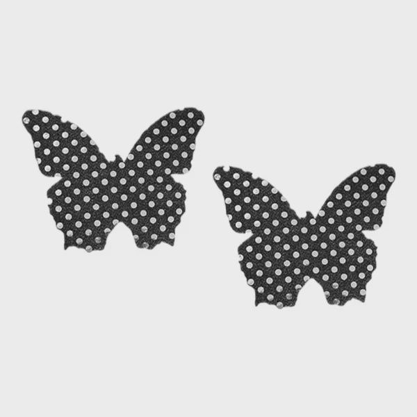 Sequin Butterfly Pasties, Color: Brilliant Black