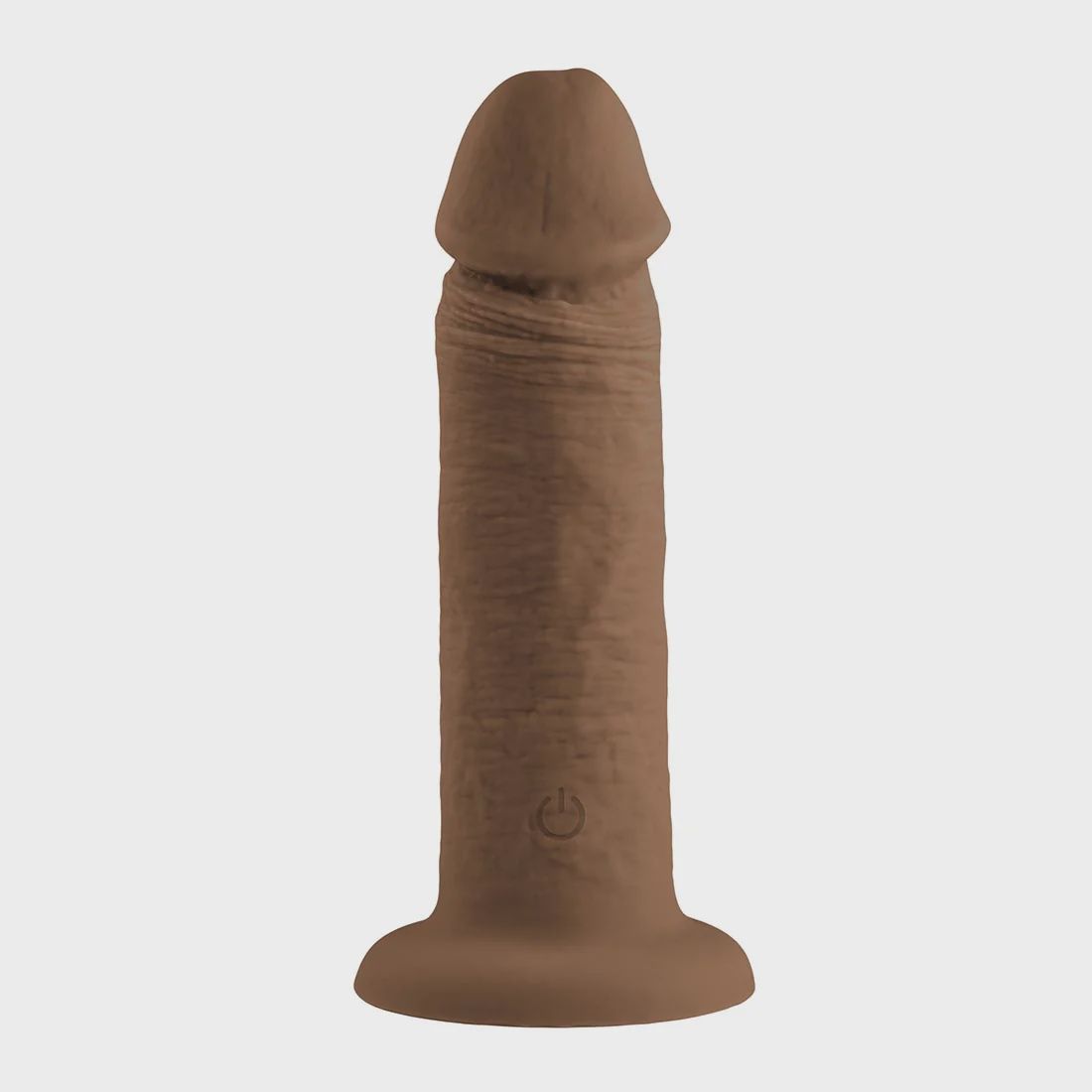 Evolved-6in Vibrating Dildo, Color: Dark