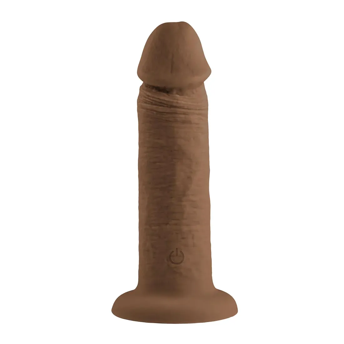 Evolved-6in Vibrating Dildo, Color: Dark