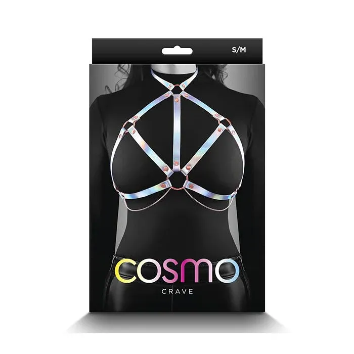 DISC- Cosmo Harness Crave-Rainbow, Size: S/M