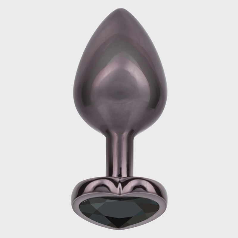 Jewel Amethyst Heart Plug
