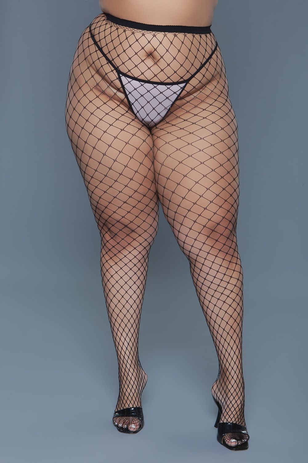 Can't Back Down Pantyhose Black