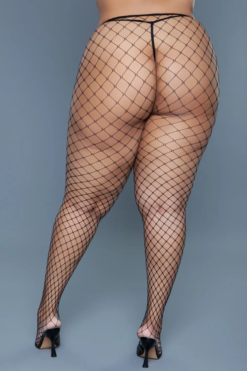 Can't Back Down Pantyhose Black