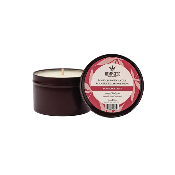 Earthly Body Summer 3 in 1 Massage Candles