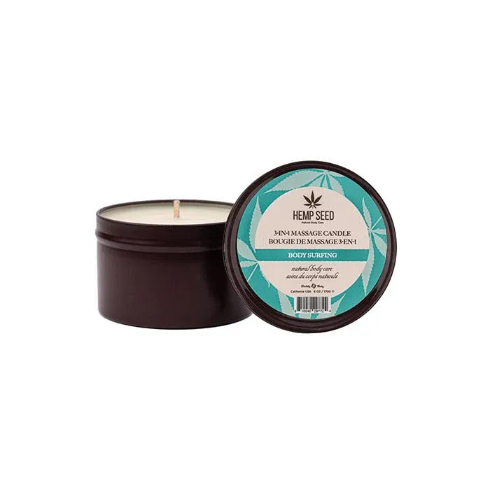 Earthly Body Summer 3 in 1 Massage Candles, Scent: Body Surfing