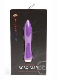 Nu Sensuelle 60SX AMP Silicone Rechargeable Bullet - Purple, Color: Purple