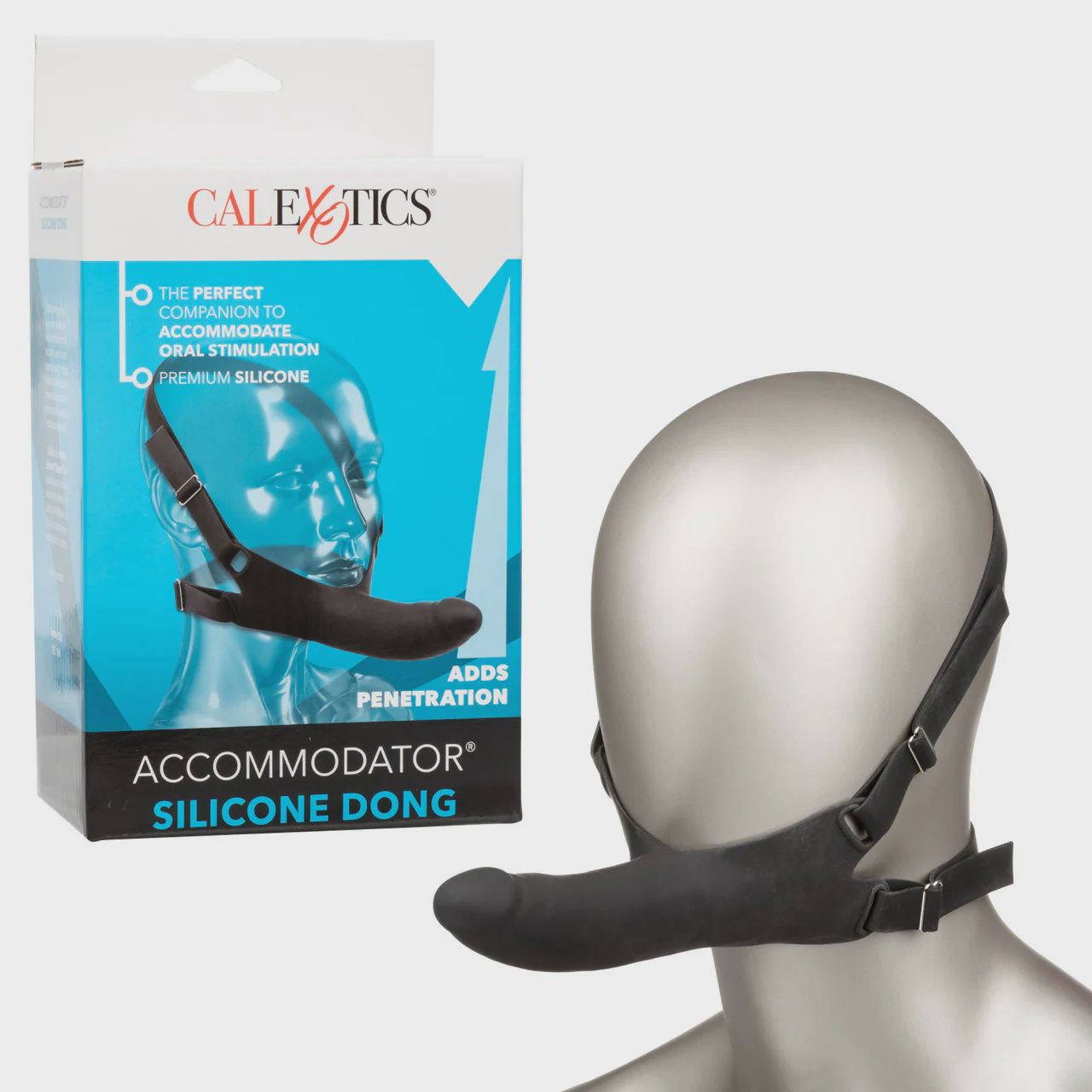 Accommodator® Silicone Dong, Color: Black