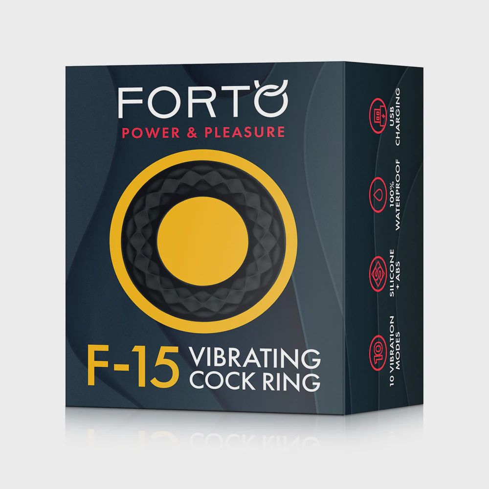 F-15: Vibrating Cockring, Color: Black