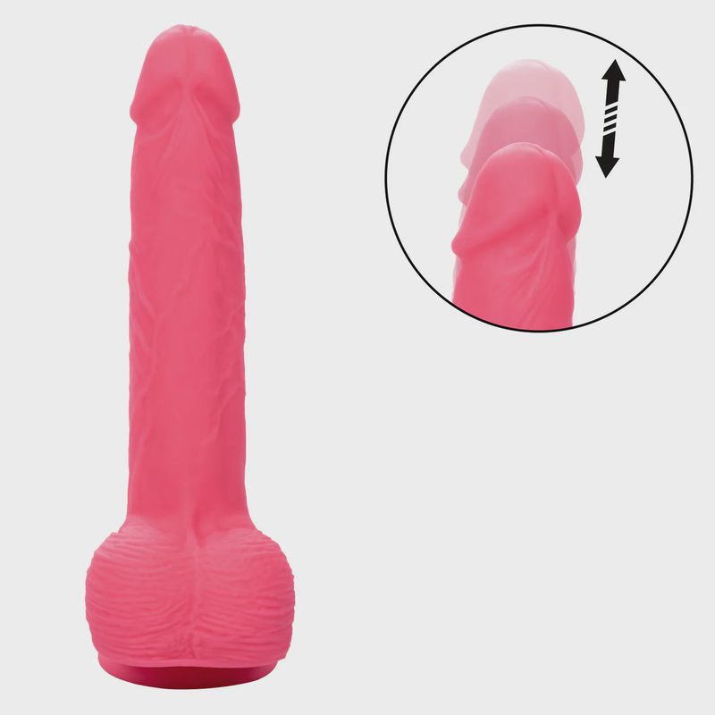 Rechargeable Rumbling &amp; Thrusting Silicone Studs