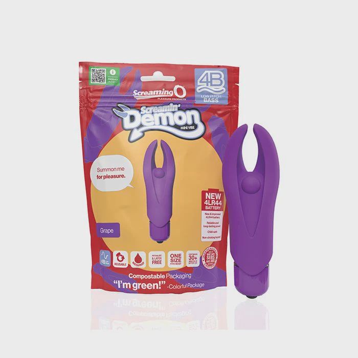 Screaming O 4B Demon Mini Vibe, Color: Grape