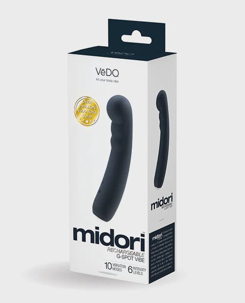 VeDO Midori Rechargeable G Spot Vibe, Color: Black