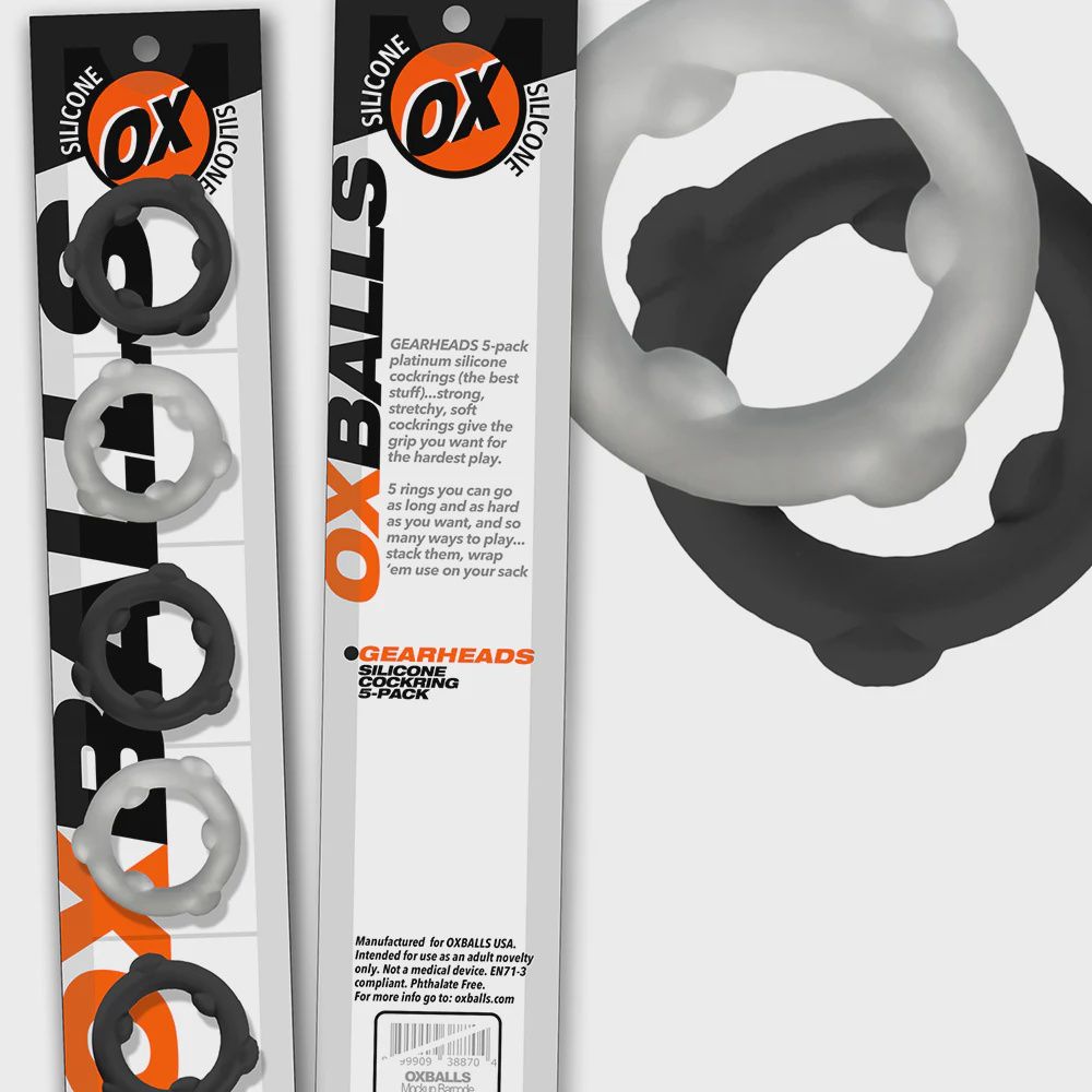 Gearheads Spinner 5pk, Color: Black/Vapor