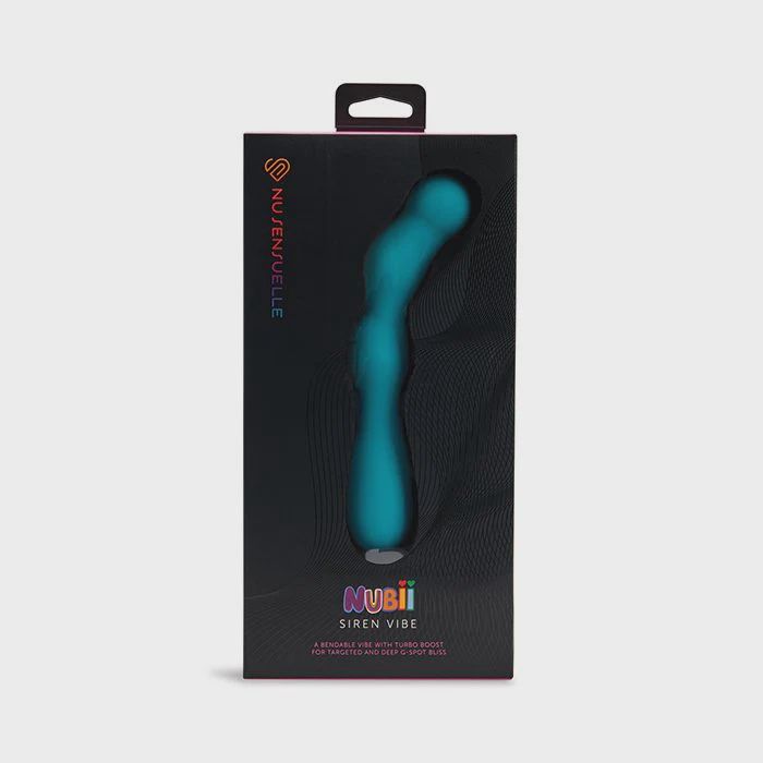 Nu Sensuelle Siren Nubii G-Spot Vibe w/Hinge, Color: Blue