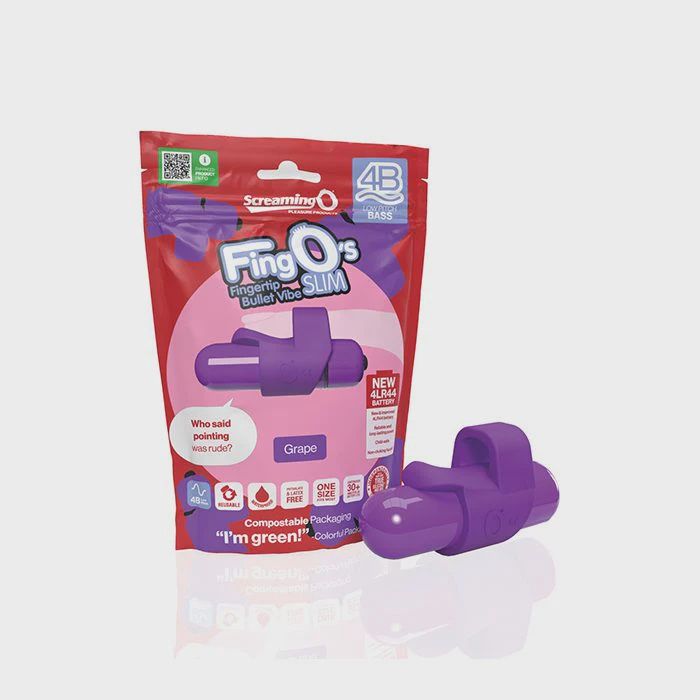 Screaming O 4B FingO Slim, Color: Grape