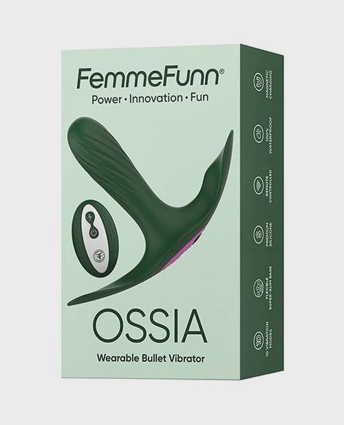 Femme Funn Ossia Wearable Vibrator - Green, Color: Green