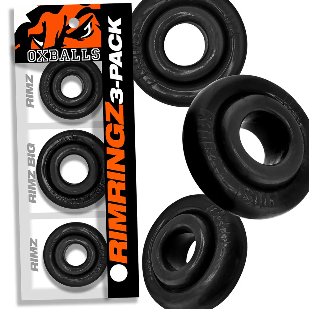Rimzringz 3Pk, Color: Black
