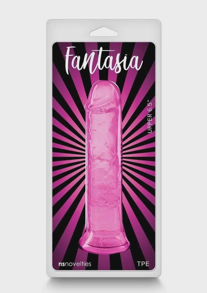 Fantasia Upper Dildo 6.5in, Color: Pink