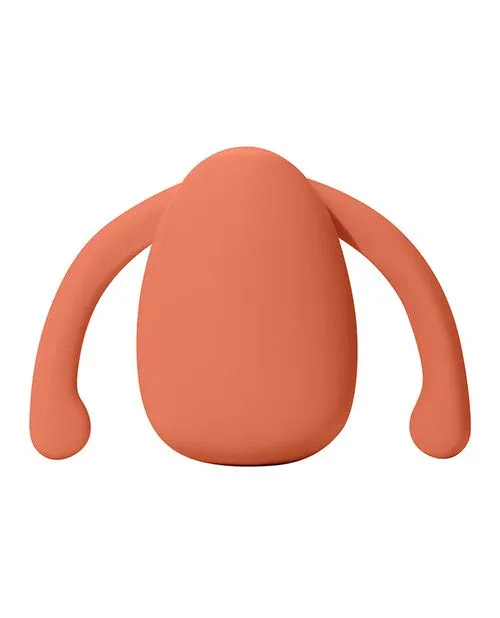 Dame Eva Hands Free Vibrator, Color: Papaya