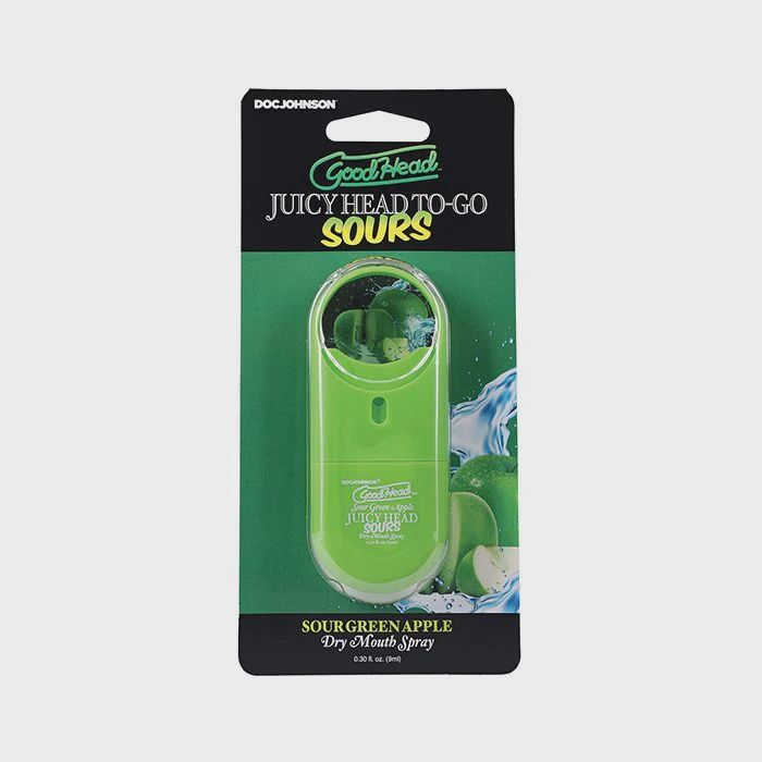 Sour GoodHead Juicy Head Dry Mouth Spray To-Go - .30 oz, Flavor: Sour Green Apple