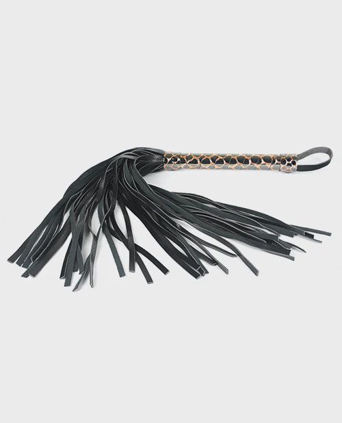 Spartacus Faux Leather Flogger, Color: Gold