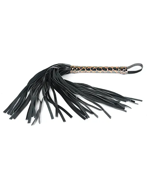 Spartacus Faux Leather Flogger, Color: Gold