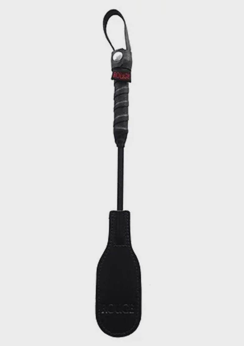 Rouge Mini Leather Oval Paddle, Color: Black