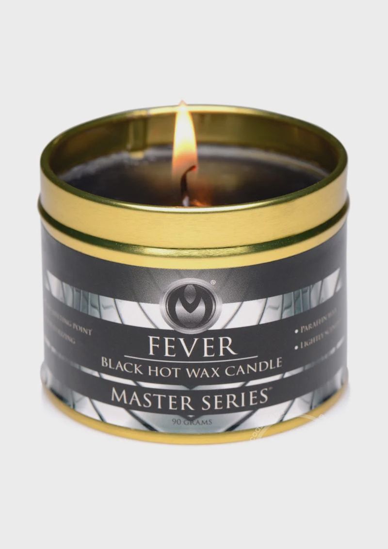 Master Series Fever Hot Wax Candle, Color: Black