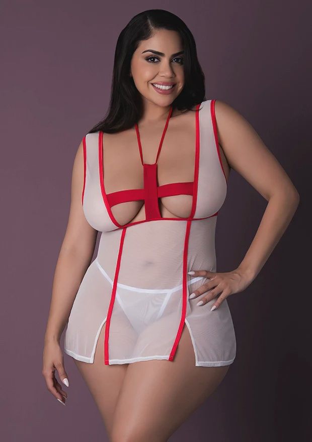 Dress Up Tender Care Sexy Nurse Costume O/S, Size: 1-x-3-x