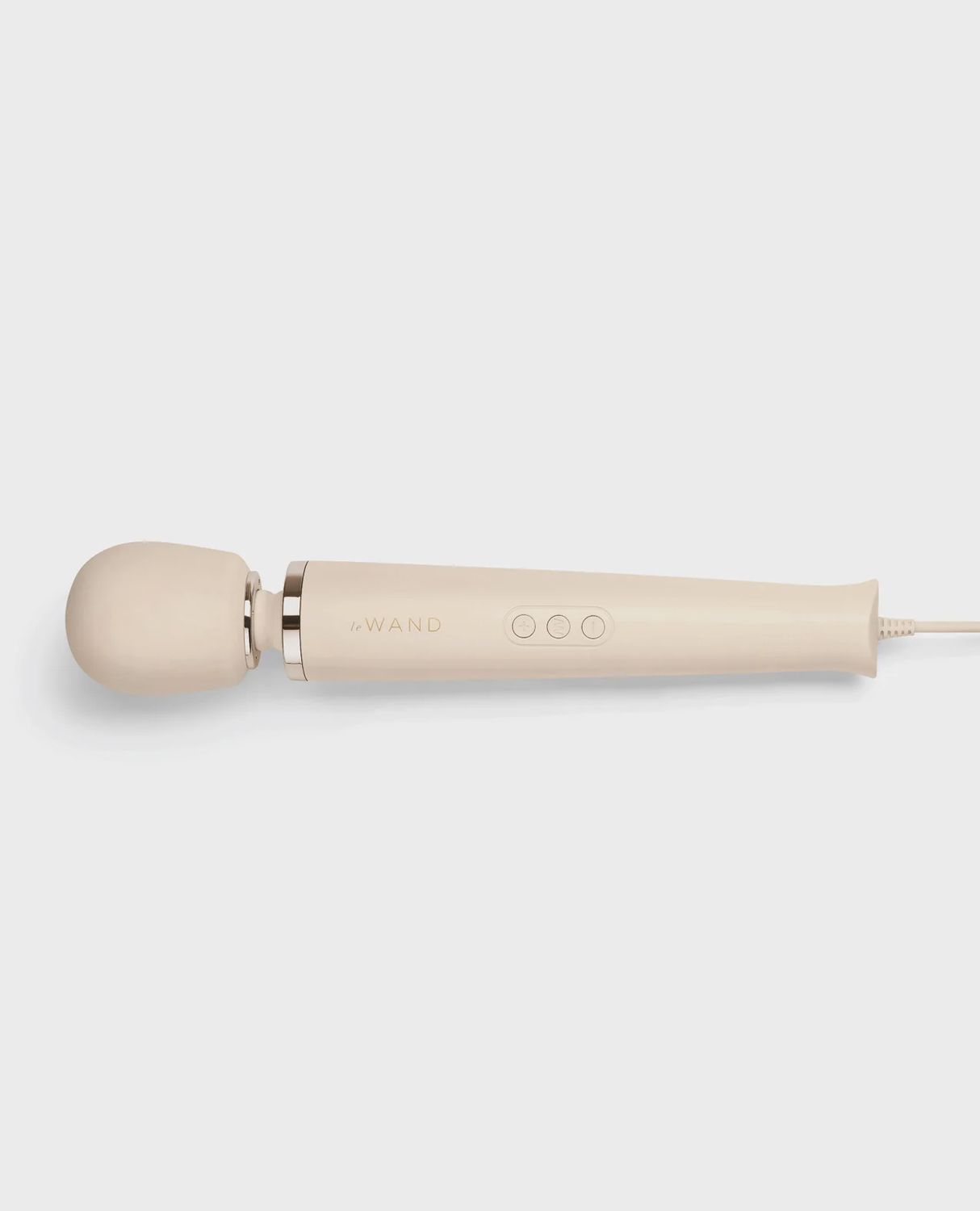 Le Wand Powerful Plug-In Vibrating Massager, Color: Cream
