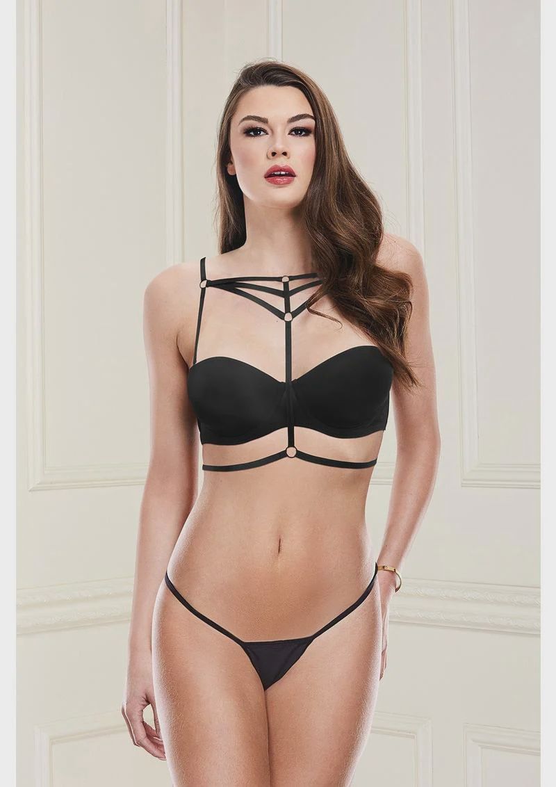 SEXY STRAPPY BRA HARNESS, Size: OneSize
