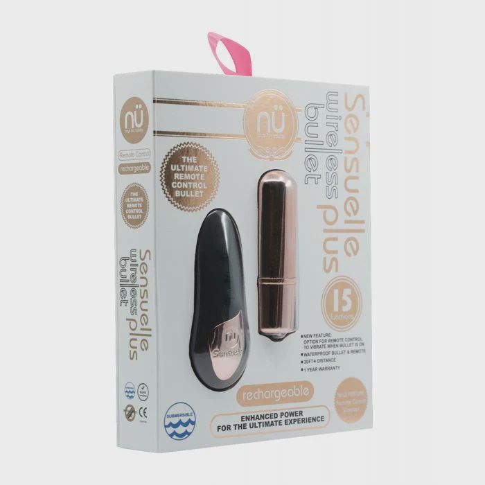 Nu Sensuelle Remote Control Wireless Bullet Plus- Rose Gold