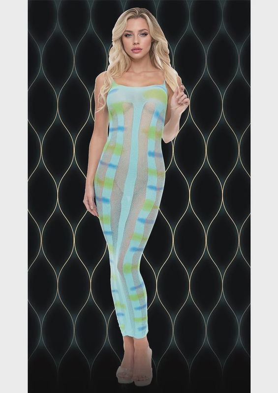 BLUE HORIZON MAXI DRESS